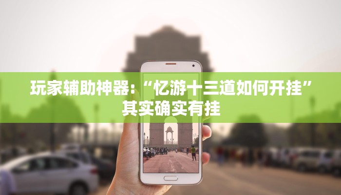 玩家辅助神器:“忆游十三道如何开挂”其实确实有挂