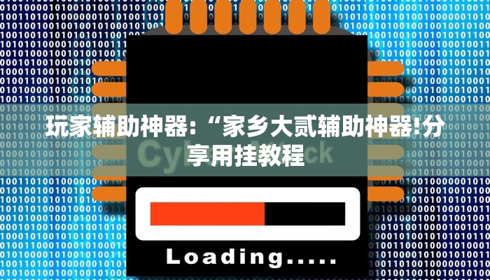 玩家辅助神器:“家乡大贰辅助神器!分享用挂教程