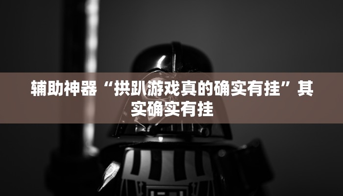 辅助神器“拱趴游戏真的确实有挂”其实确实有挂