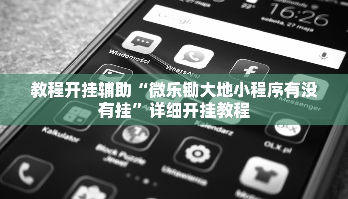教程开挂辅助“微乐锄大地小程序有没有挂”详细开挂教程