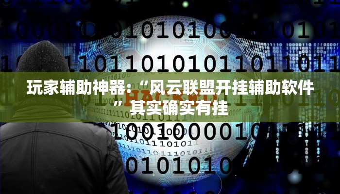 玩家辅助神器:“风云联盟开挂辅助软件”其实确实有挂