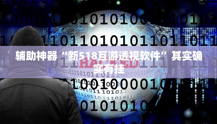 辅助神器“新518互游透视软件”其实确实有挂