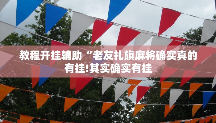 教程开挂辅助“老友扎旗麻将确实真的有挂!其实确实有挂
