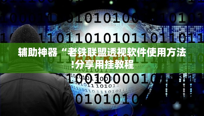 辅助神器“老铁联盟透视软件使用方法!分享用挂教程
