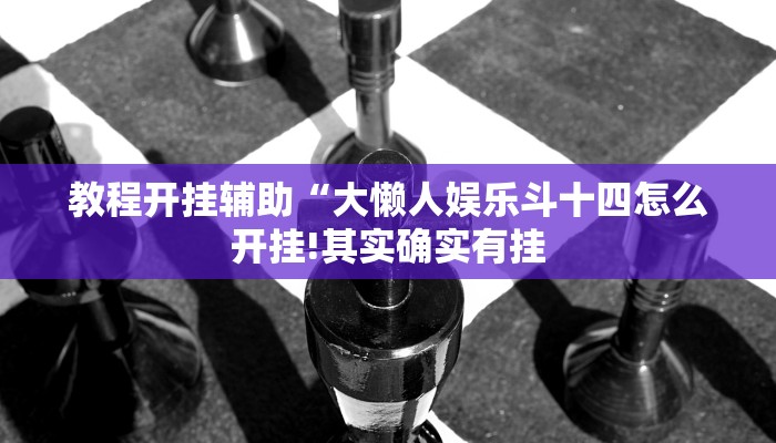 教程开挂辅助“大懒人娱乐斗十四怎么开挂!其实确实有挂