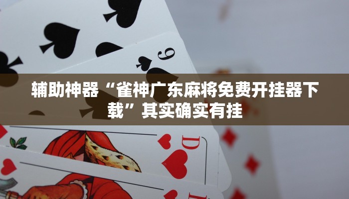 辅助神器“雀神广东麻将免费开挂器下载”其实确实有挂
