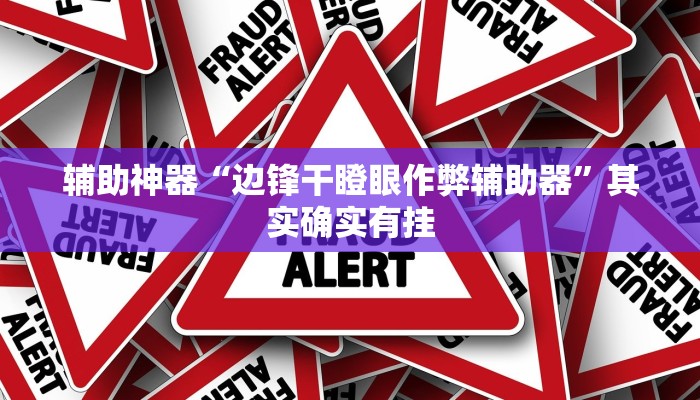 辅助神器“边锋干瞪眼作弊辅助器”其实确实有挂