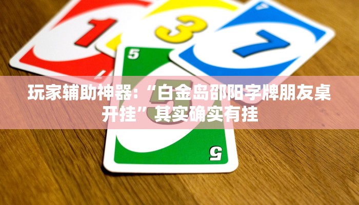玩家辅助神器:“白金岛邵阳字牌朋友桌开挂”其实确实有挂
