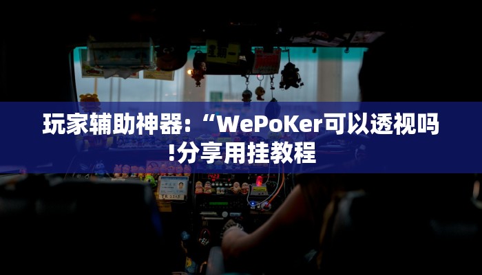 玩家辅助神器:“WePoKer可以透视吗!分享用挂教程