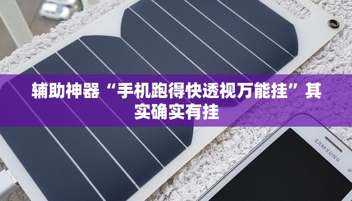 辅助神器“手机跑得快透视万能挂”其实确实有挂