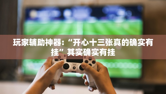 玩家辅助神器:“开心十三张真的确实有挂”其实确实有挂
