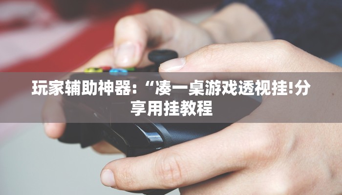 玩家辅助神器:“凑一桌游戏透视挂!分享用挂教程