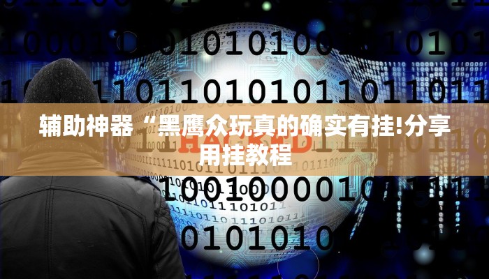 辅助神器“黑鹰众玩真的确实有挂!分享用挂教程