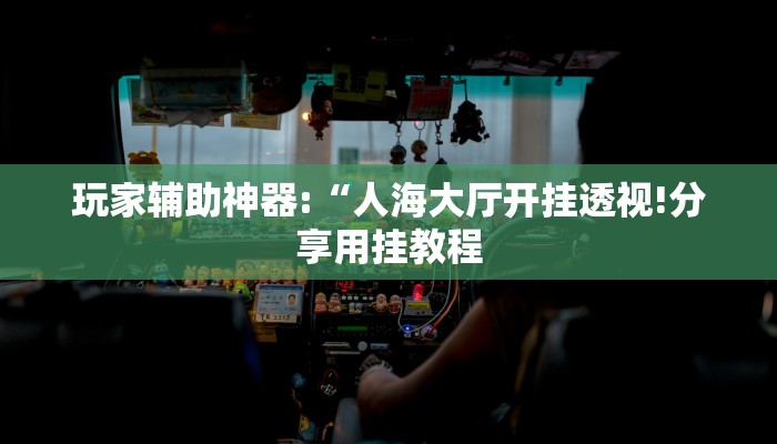 玩家辅助神器:“人海大厅开挂透视!分享用挂教程