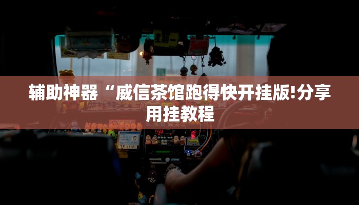 辅助神器“威信茶馆跑得快开挂版!分享用挂教程