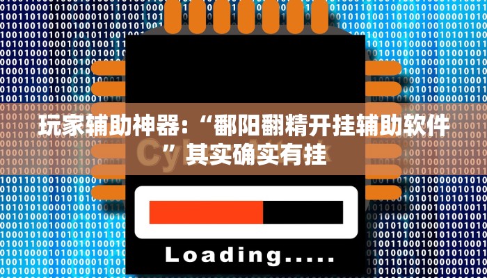 玩家辅助神器:“鄱阳翻精开挂辅助软件”其实确实有挂