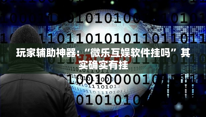 玩家辅助神器:“微乐互娱软件挂吗”其实确实有挂