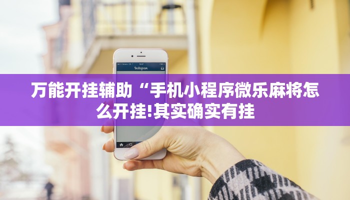 万能开挂辅助“手机小程序微乐麻将怎么开挂!其实确实有挂