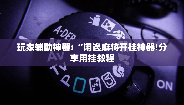 玩家辅助神器:“闲逸麻将开挂神器!分享用挂教程