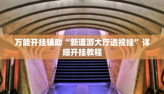 万能开挂辅助“新道游大厅透视挂”详细开挂教程