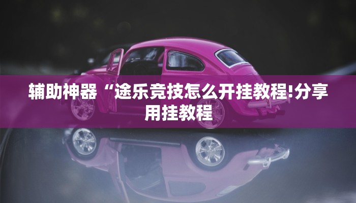 辅助神器“途乐竞技怎么开挂教程!分享用挂教程
