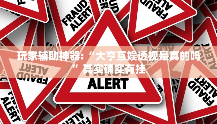 玩家辅助神器:“大亨互娱透视是真的吗”其实确实有挂