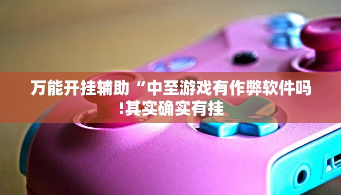 万能开挂辅助“中至游戏有作弊软件吗!其实确实有挂