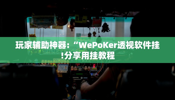 玩家辅助神器:“WePoKer透视软件挂!分享用挂教程