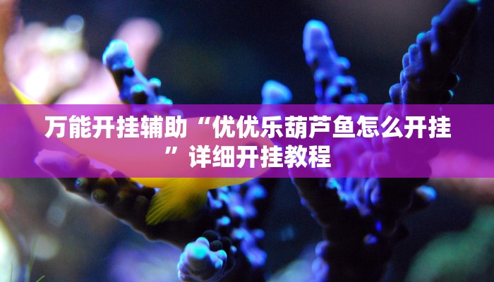 万能开挂辅助“优优乐葫芦鱼怎么开挂”详细开挂教程